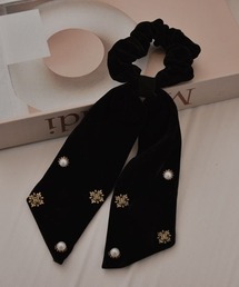 Mayree | 【resonance】ベロア パール モチーフ シュシュ(シュシュ)