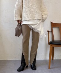 DouDou | サイドファスナーレギンスパンツ(その他パンツ)