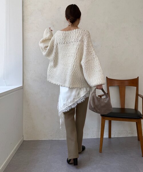 DouDou（ドゥドゥ）の「サイドファスナーレギンスパンツ（その他パンツ・レディース・ブラック/ベージュ・FREE/PS）」の17枚目の写真