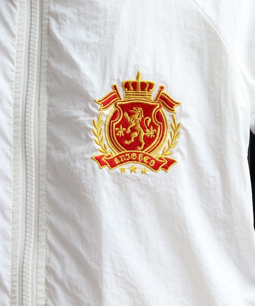 ８(eight)（エイト）の「ナイロン切替ブルゾン（ブルゾン・メンズ・ホワイト/ブラック/グリーン・LARGE/MEDIUM）」の4枚目の写真