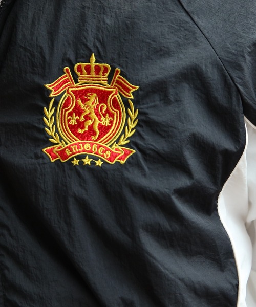 ８(eight)（エイト）の「ナイロン切替ブルゾン（ブルゾン・メンズ・ホワイト/ブラック/グリーン・LARGE/MEDIUM）」の5枚目の写真