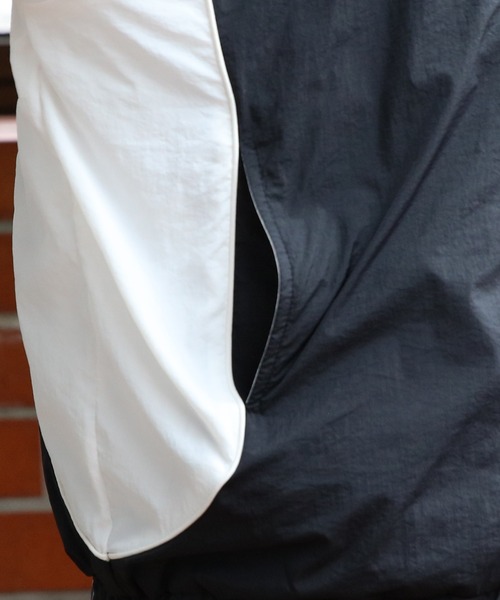 ８(eight)（エイト）の「ナイロン切替ブルゾン（ブルゾン・メンズ・ホワイト/ブラック/グリーン・LARGE/MEDIUM）」の8枚目の写真