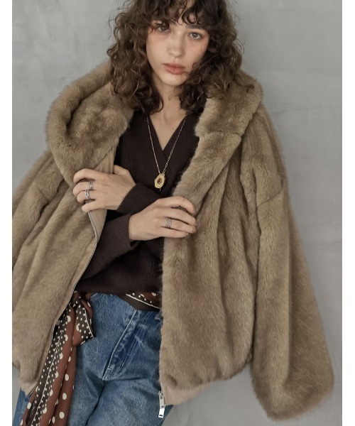 リエディー　フォーファーフーディーブルゾン　2025 2025AW COLLECTION]フォーファーフーディーブルゾン（ブルゾン）｜Re