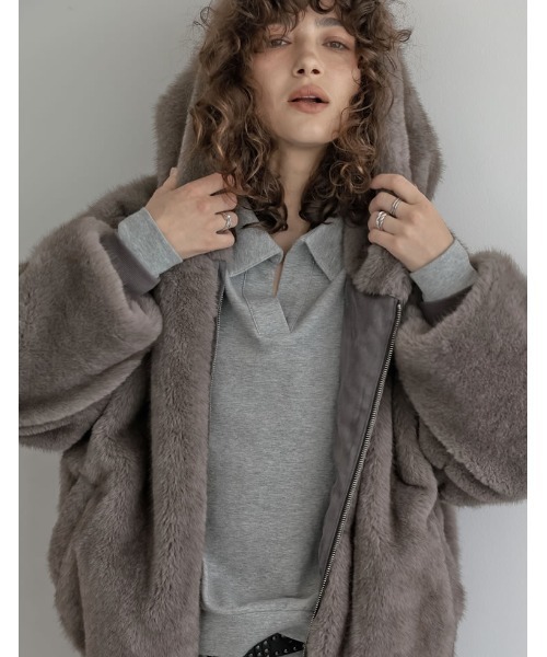 リエディー　フォーファーフーディーブルゾン　2025 Re:EDIT（リエディ） ブルゾン アウター 「2025AW COLLECTION」フォー