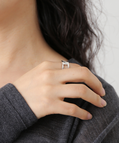 IENA（イエナ）の「PHILIPPE AUDIBERT/フィリップ・オーディベール BG3944 Shena ring リング（リング・レディース・シルバー・FREE）」の7枚目の写真