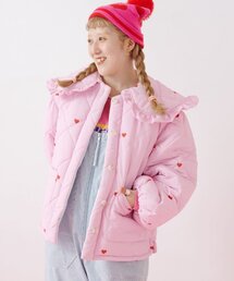 w closet | Amフリル中綿ブルゾン(ダウンジャケット/コート)