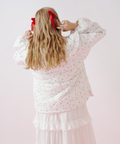 Amフリル中綿ブルゾン（ダウンジャケット/コート）｜w closet（ダブル