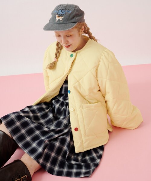 Amフリル中綿ブルゾン（ダウンジャケット/コート）｜w closet（ダブル