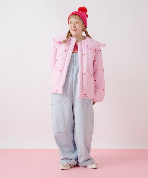 Amフリル中綿ブルゾン（ダウンジャケット/コート）｜w closet（ダブル