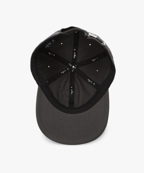 agnes b.（アニエスベー）の「"b."ロゴ 刺繍 コットン キャップ "New b."（キャップ・レディース・グレー系その他・FREE）」の4枚目の写真