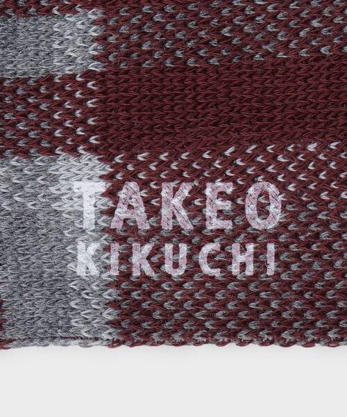 TAKEO KIKUCHI(タケオキクチ)の「タータンチェック柄ソックス(ソックス/靴下・メンズ・ワイン系1/ターコイズブルー系2/オレンジ系6・00)」の8枚目の写真