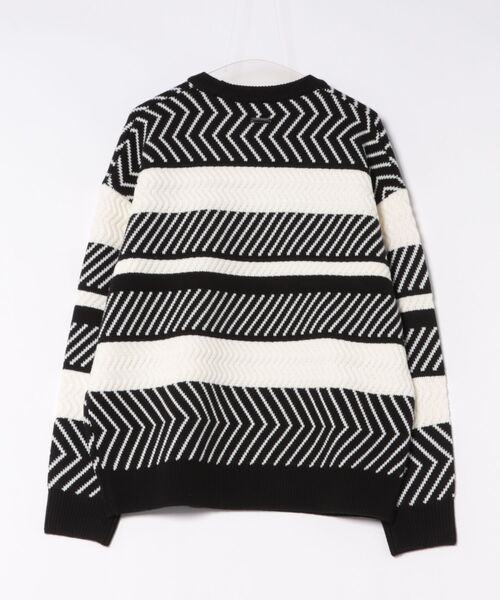 BOY LONDON（ボーイロンドン）の「【BOY LONDON】BOYLONDON PUZZLE KNIT（ニット/セーター・メンズ・ブラック×ホワイト・X-LARGE/LARGE/MEDIUM）」の14枚目の写真