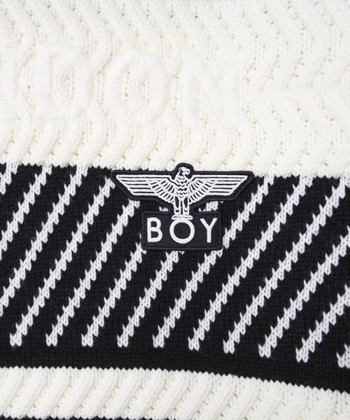 BOY LONDON（ボーイロンドン）の「【BOY LONDON】BOYLONDON PUZZLE KNIT（ニット/セーター・メンズ・ブラック×ホワイト・X-LARGE/LARGE/MEDIUM）」の7枚目の写真