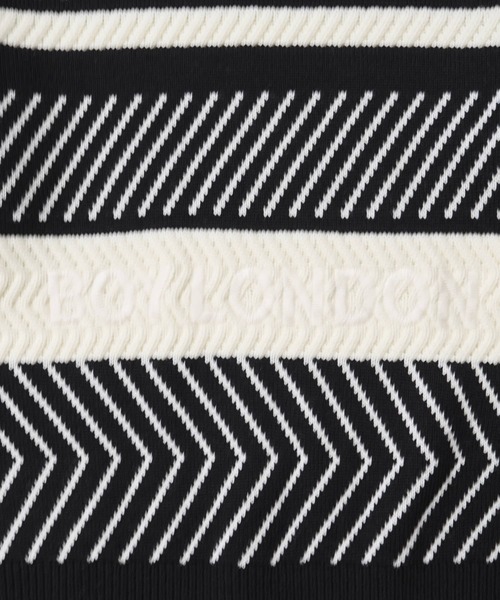 BOY LONDON（ボーイロンドン）の「【BOY LONDON】BOYLONDON PUZZLE KNIT（ニット/セーター・メンズ・ブラック×ホワイト・X-LARGE/LARGE/MEDIUM）」の8枚目の写真