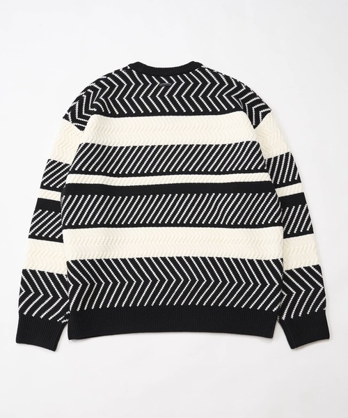 BOY LONDON（ボーイロンドン）の「【BOY LONDON】BOYLONDON PUZZLE KNIT（ニット/セーター・メンズ・ブラック×ホワイト・X-LARGE/LARGE/MEDIUM）」の10枚目の写真