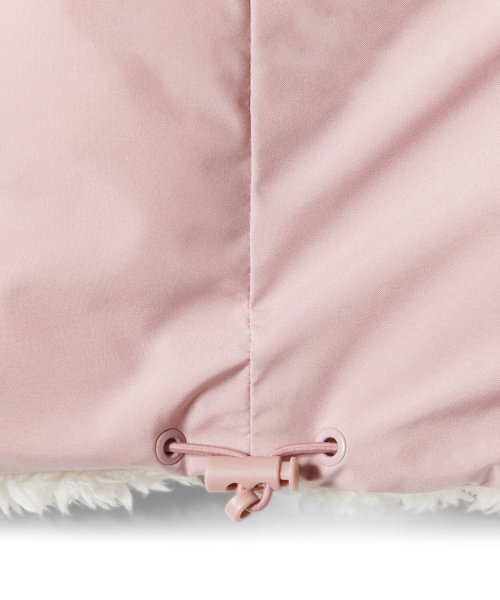 MUSINSA STANDARD WOMAN（ムシンサスタンダードウーマン）の「ウィメンズデイリープファーリバーシブルフリースショートパディングジャケット[ピンク/クリーム]（ダウンジャケット/コート・レディース・その他・SMALL/MEDIUM/LARGE/X-SMALL）」の8枚目の写真