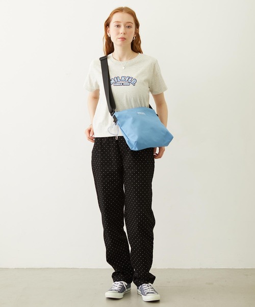 MILKFED.（ミルクフェド）の「BFF SHOULDER BAG（ショルダーバッグ・レディース・ライトブルー/ブラック/パープル・ONE SIZE）」の9枚目の写真