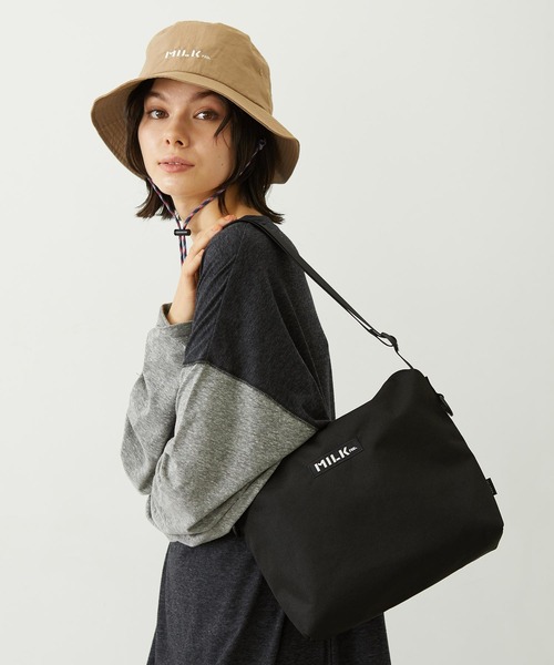 MILKFED.（ミルクフェド）の「BFF SHOULDER BAG（ショルダーバッグ・レディース・ライトブルー/ブラック/パープル・ONE SIZE）」の13枚目の写真