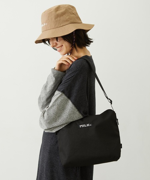 MILKFED.（ミルクフェド）の「BFF SHOULDER BAG（ショルダーバッグ・レディース・ライトブルー/ブラック/パープル・ONE SIZE）」の14枚目の写真