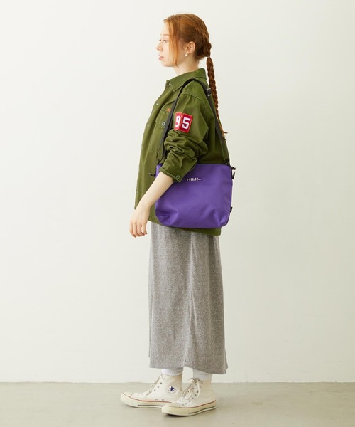 MILKFED.（ミルクフェド）の「BFF SHOULDER BAG（ショルダーバッグ・レディース・ライトブルー/ブラック/パープル・ONE SIZE）」の18枚目の写真
