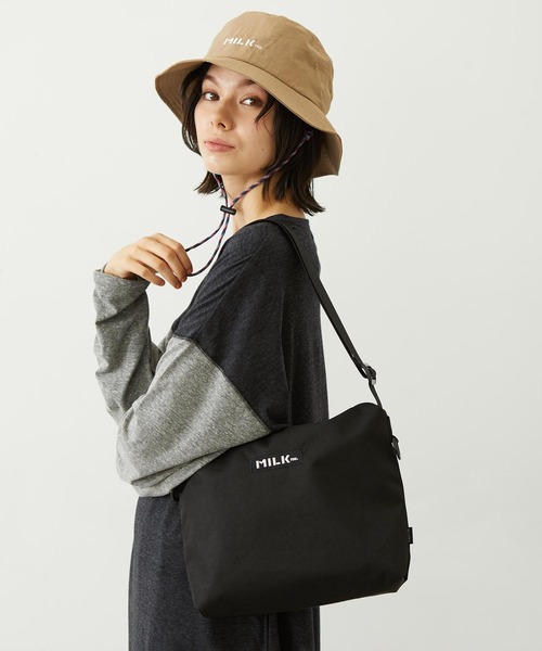MILKFED.（ミルクフェド）の「BFF SHOULDER BAG（ショルダーバッグ・レディース・ライトブルー/ブラック/パープル・ONE SIZE）」の12枚目の写真