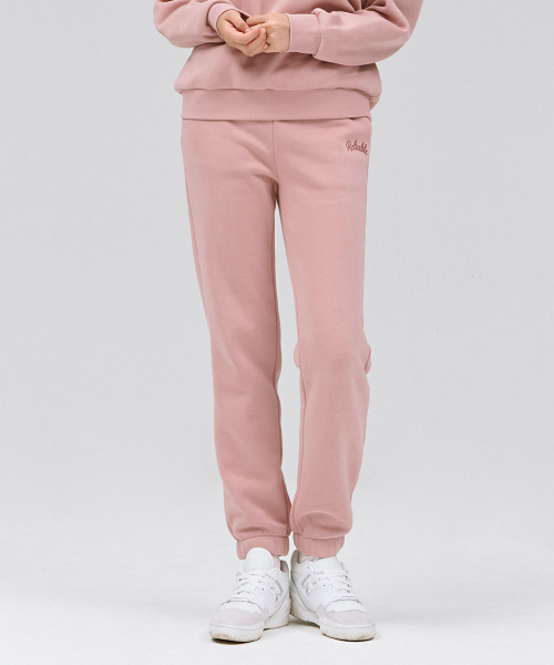 CHASECULT(チェイスカルト)の「女性 起毛 ジョガー ウォームアップパンツ - ピンク(スウェットパンツ・レディース・PINK・76/67/70)」の1枚目の写真