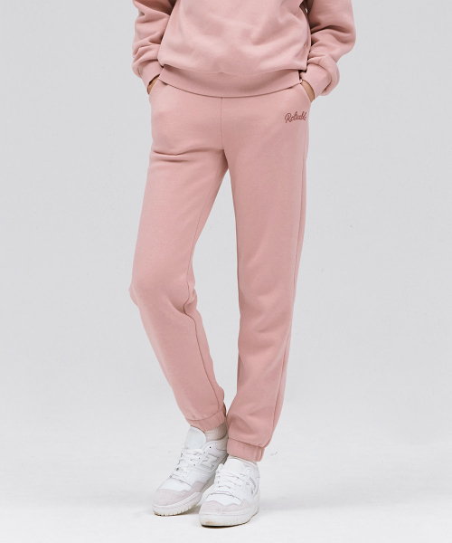 CHASECULT(チェイスカルト)の「女性 起毛 ジョガー ウォームアップパンツ - ピンク(スウェットパンツ・レディース・PINK・76/67/70)」の5枚目の写真
