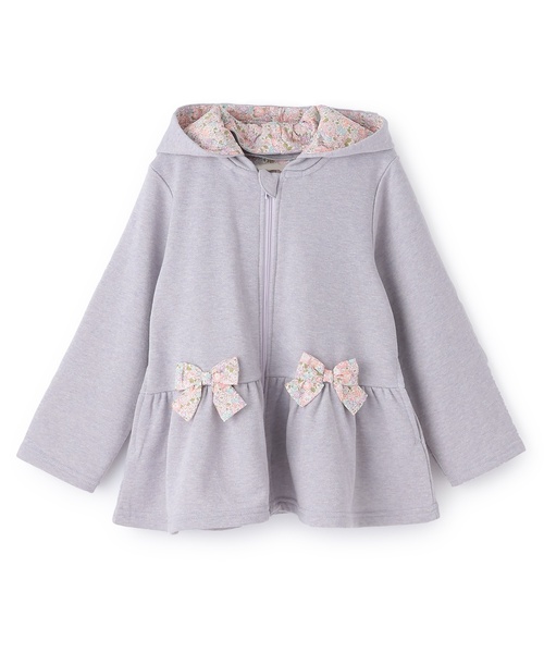 sense of wonder（センスオブワンダー）の「ラメ裏毛ジップアップパーカ（パーカー・キッズ・ネイビー/ラベンダー・90cm/130cm/110cm/100cm/120cm）」の12枚目の写真