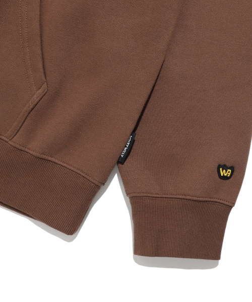 Wacky WiLLy(ワッキーウィリー)の「起毛タイポグラフィックフードブラウン(パーカー・レディース・その他・SMALL/MEDIUM/LARGE/X-LARGE)」の6枚目の写真