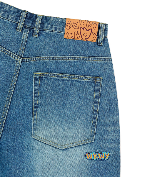 Wacky WiLLy(ワッキーウィリー)の「バミューダデニムミドルパンツブルー(デニムパンツ・レディース・その他・SMALL/MEDIUM/LARGE/X-LARGE)」の6枚目の写真
