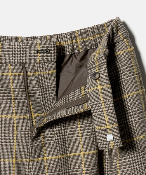 セール】チェック ワイドタックパンツ（その他パンツ）｜BEAUTY&YOUTH