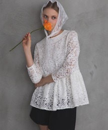 MERAKI | ギャザーフレアレーストップス(その他トップス)