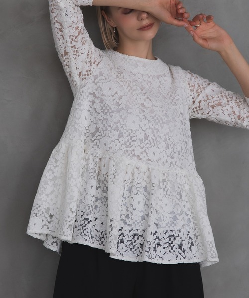 MERAKI（メラキ）の「ギャザーフレアレーストップス（その他トップス・レディース・ブラック/ホワイト・S/M/FREE）」の22枚目の写真