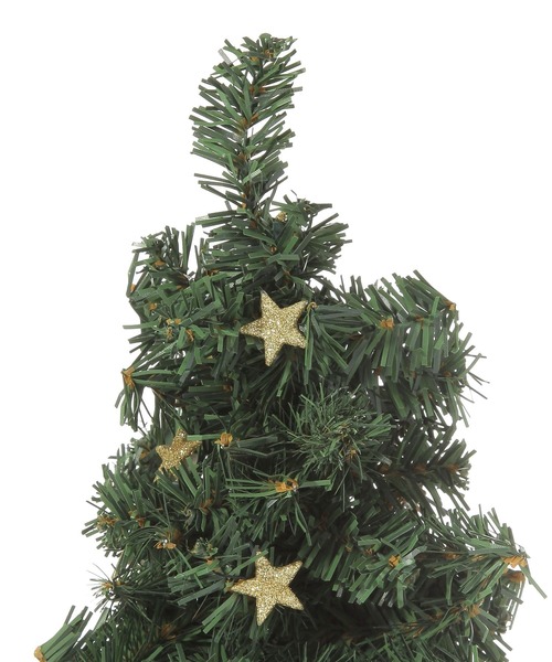 33cm] LEDライト付き ジュートクリスマスツリー（インテリア雑貨