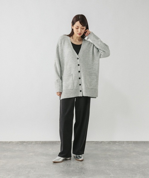 GLOBAL WORK（グローバルワーク）の「Fffit エフィット/あったかコットンインナーTシャツ/9分袖/600063（Tシャツ/カットソー・レディース・アイボリー/ブラック/ホワイト・SMALL/LARGE/MEDIUM/X-LARGE）」の9枚目の写真