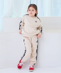 MARKEY'S（マーキーズ）の「【LSP WOW!】セットアップ　裏起毛ワンポイントサイドラインBIGスウェット（セットアップ・キッズ）」