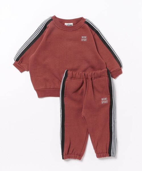 MARKEY'S（マーキーズ）の「【LSP WOW!】セットアップ　裏起毛ワンポイントサイドラインBIGスウェット（セットアップ・キッズ・アイボリー/グリーン/ブラウン/ネイビー/チャコール・80/90/100/110/120/130/140/150）」の18枚目の写真