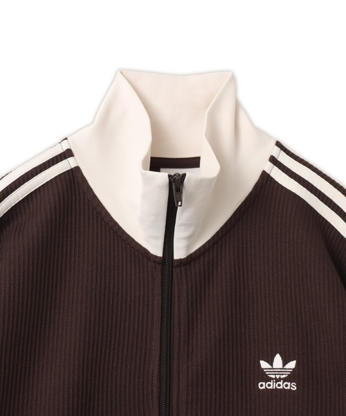 adidas ワッフル　クラシック　トラックトップ　L adidas（アディダス） コート ジャケット adidas WAFFLE CLASSIC TRACK