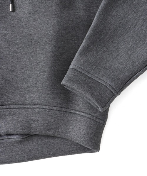 DRESSLAVE（ドレスレイブ）の「stiff dolman sleeve hoodie(スティッフドルマンスリーブフーディ)（パーカー・レディース・ホワイト/チャコールグレー・38）」の6枚目の写真