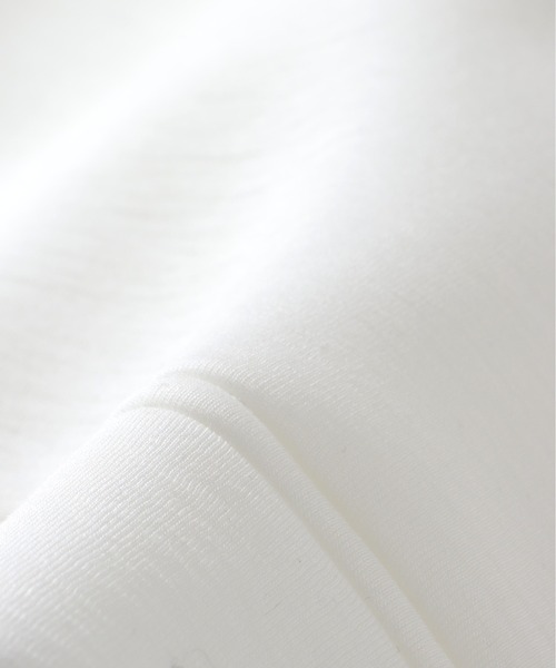 DRESSLAVE（ドレスレイブ）の「stiff dolman sleeve hoodie(スティッフドルマンスリーブフーディ)（パーカー・レディース・ホワイト/チャコールグレー・38）」の17枚目の写真