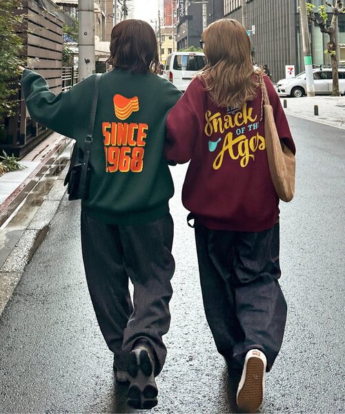 CPCM(シーピーシーエム)の「PRINGLESニットプルオーバー(ニット/セーター・レディース・グレー/グリーン/レッド・LARGE/MEDIUM)」の4枚目の写真