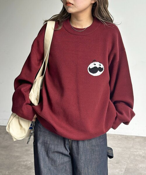 CPCM(シーピーシーエム)の「PRINGLESニットプルオーバー(ニット/セーター・レディース・グレー/グリーン/レッド・LARGE/MEDIUM)」の12枚目の写真