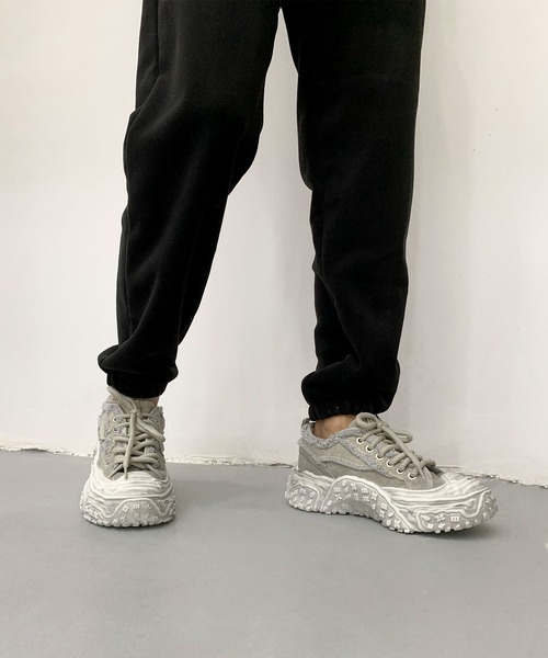 shoes365(シューズスリーシックスファイヴ)の「デニム厚底スニーカー/Denim platform sneakers(スニーカー・メンズ・ブラック/インディゴブルー/グレー・27.0cm/26.5cm/26.0cm/25.5cm/25.0cm)」の18枚目の写真