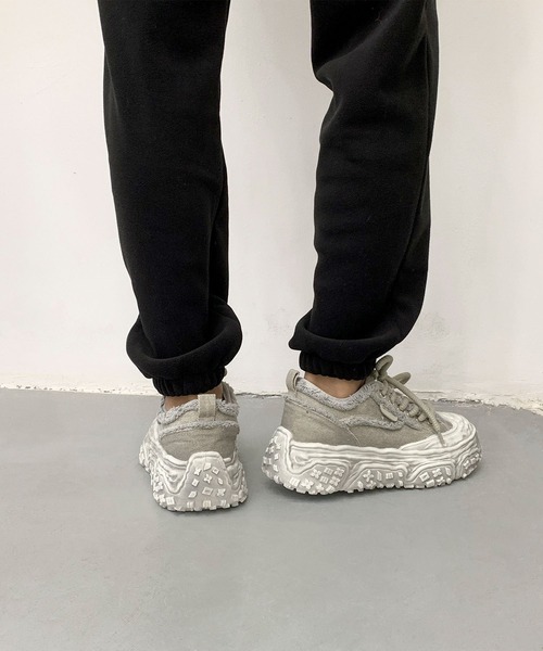 shoes365(シューズスリーシックスファイヴ)の「デニム厚底スニーカー/Denim platform sneakers(スニーカー・メンズ・ブラック/インディゴブルー/グレー・27.0cm/26.5cm/26.0cm/25.5cm/25.0cm)」の20枚目の写真