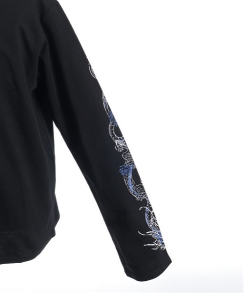 REZEN(リゼン)の「花魁×龍ロンT(Tシャツ/カットソー・メンズ・ローズ/レッドパープル・LARGE/MEDIUM)」の22枚目の写真