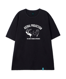 [アストラルハンズ]コットンルーズフィット半袖Tシャツ_ブラック