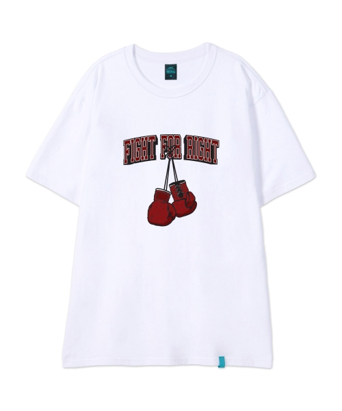 ASTRAL PROJECTION（アストラルプロジェクション）の「[ファイトフォーライト]コットンルーズフィット半袖Tシャツ_ホワイト（Tシャツ/カットソー・メンズ・その他・LARGE/MEDIUM/X-LARGE/XX-LARGE）」の2枚目の写真