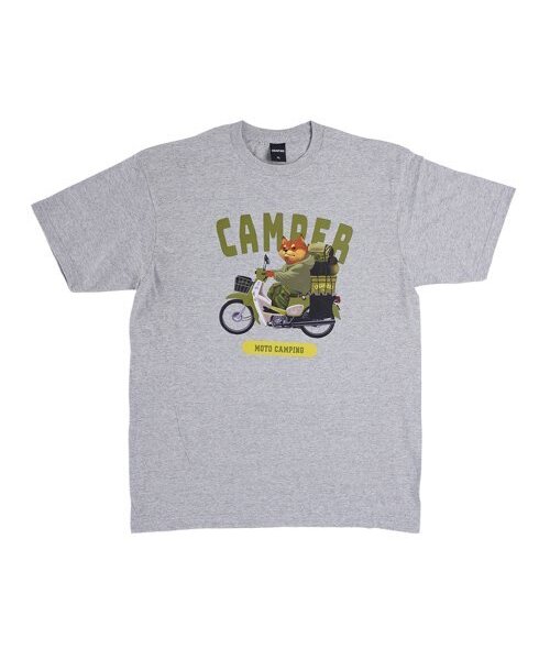 CREAM SODA LAB(クリームソーダラボ)の「モトキャンプ 半袖Tシャツ グレー(Tシャツ/カットソー・メンズ・その他・MEDIUM/X-LARGE/XX-LARGE/LARGE)」の6枚目の写真