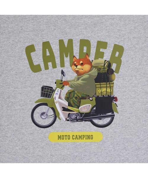 CREAM SODA LAB(クリームソーダラボ)の「モトキャンプ 半袖Tシャツ グレー(Tシャツ/カットソー・メンズ・その他・MEDIUM/X-LARGE/XX-LARGE/LARGE)」の7枚目の写真