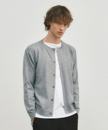 WEDNESDAY OASIS（ウェンズデーオアシス）の「クロップクルーネックニットカーディガン_GRAY(WC25-KN63)（カーディガン/ボレロ）」